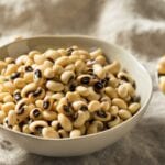 10 good luck foods to eat on New Year’s Day. Raw Organic Fresh Black Eye Peas